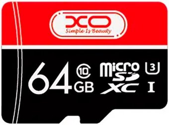 Карта памяти XO microSDXC 64GB TF64 (с адаптером)