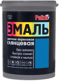 Краска Palizh Глянцевая 1 кг (синий)