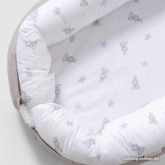 Матрас-кокон Perina Soft Cotton гнездышко ГН-02.6 (серый)