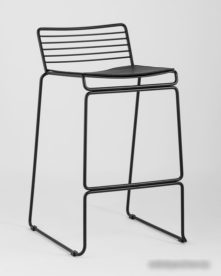 Стул Stool Group Danny (черный с черной подушкой)