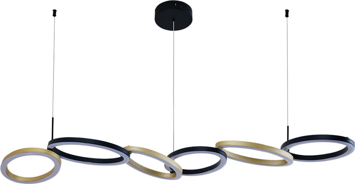 Подвесная люстра Indigo Light Anello 14034/C/6P V000215L (черный)