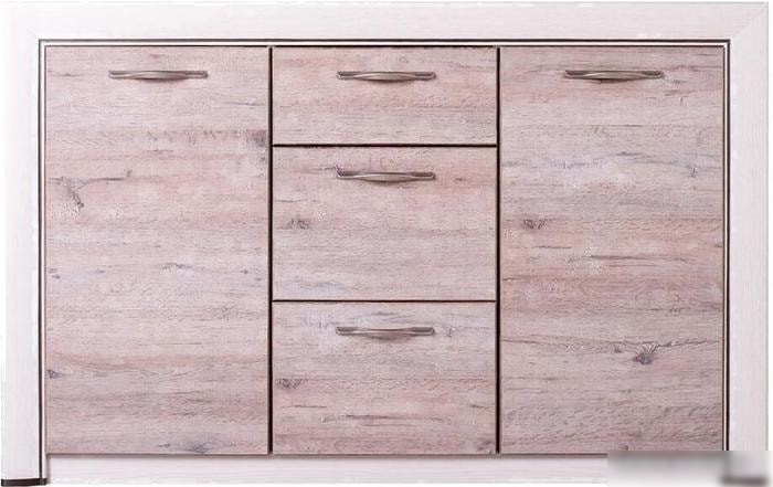 Комод Anrex Olivia 2D3S (вудлайн кремовый/дуб анакона)