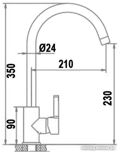 Смеситель Wisent WP49-098-3-22