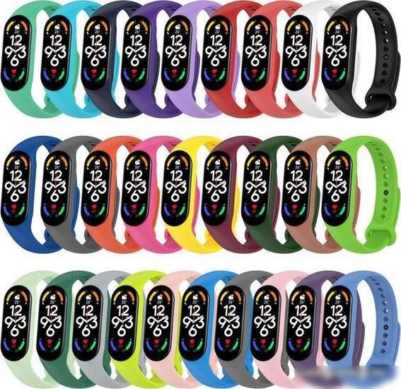 Ремешок Rumi силиконовый для Xiaomi Smart Band 7 (королевский синий)