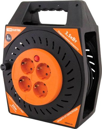 Удлинитель на катушке TDM Electric SQ1301-0554