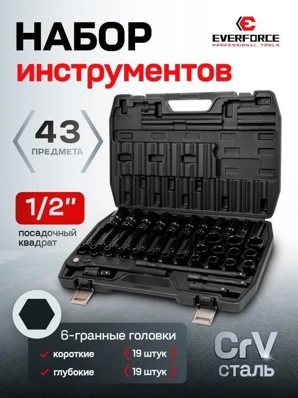 Универсальный набор инструментов Everforce EF-6431-5MPB (62298)