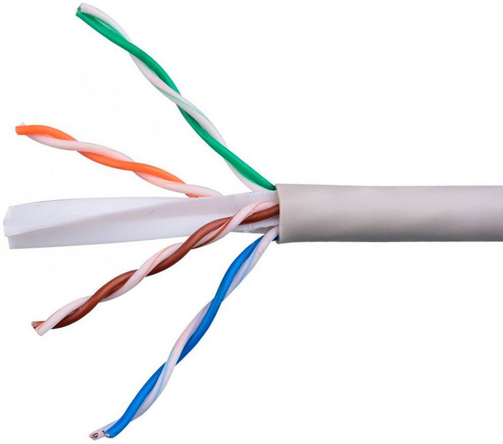 Кабель Cablexpert UPC-6055-4-CU (305 м, серый)