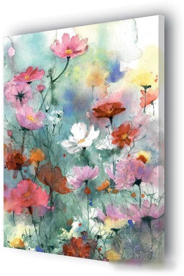 Картина Stamprint Пейзаж цветов АT009 (85x60)