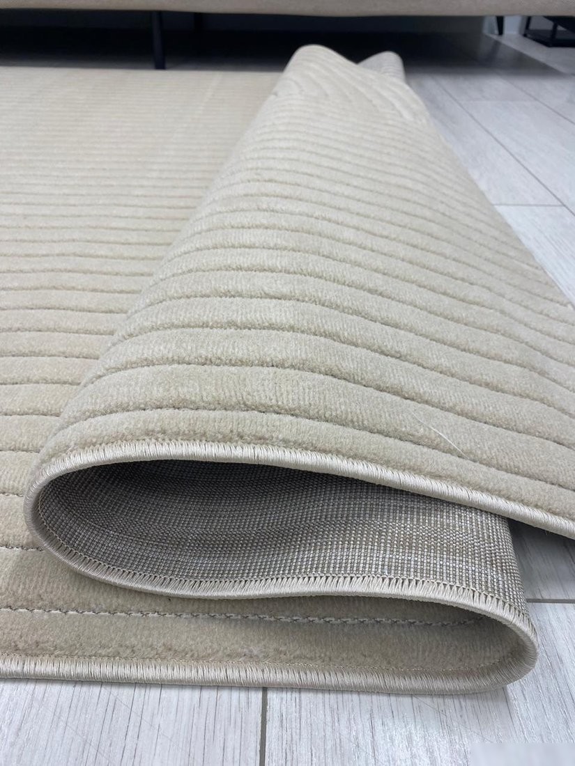 Ковер для жилой комнаты Radjab Carpet Сканди Сизаль Прямоугольник 10980A 13051RK (2.4x3.4, Beige/Beige)