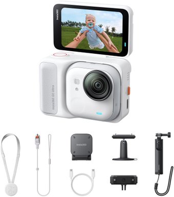 Модульная экшен-камера Insta360 GO Ultra (Creator Bundle, белый)