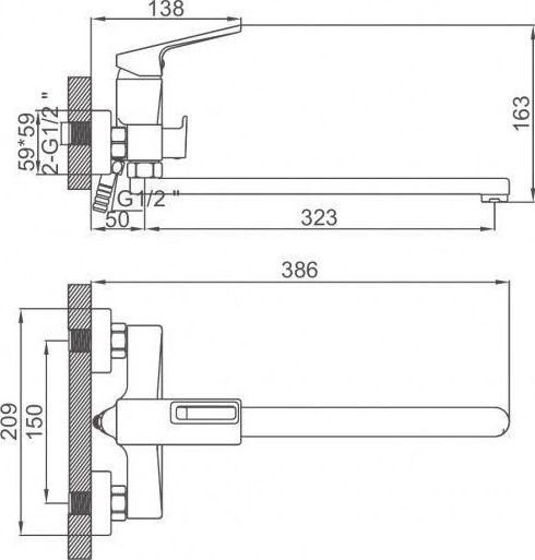 Смеситель Ledeme L2292