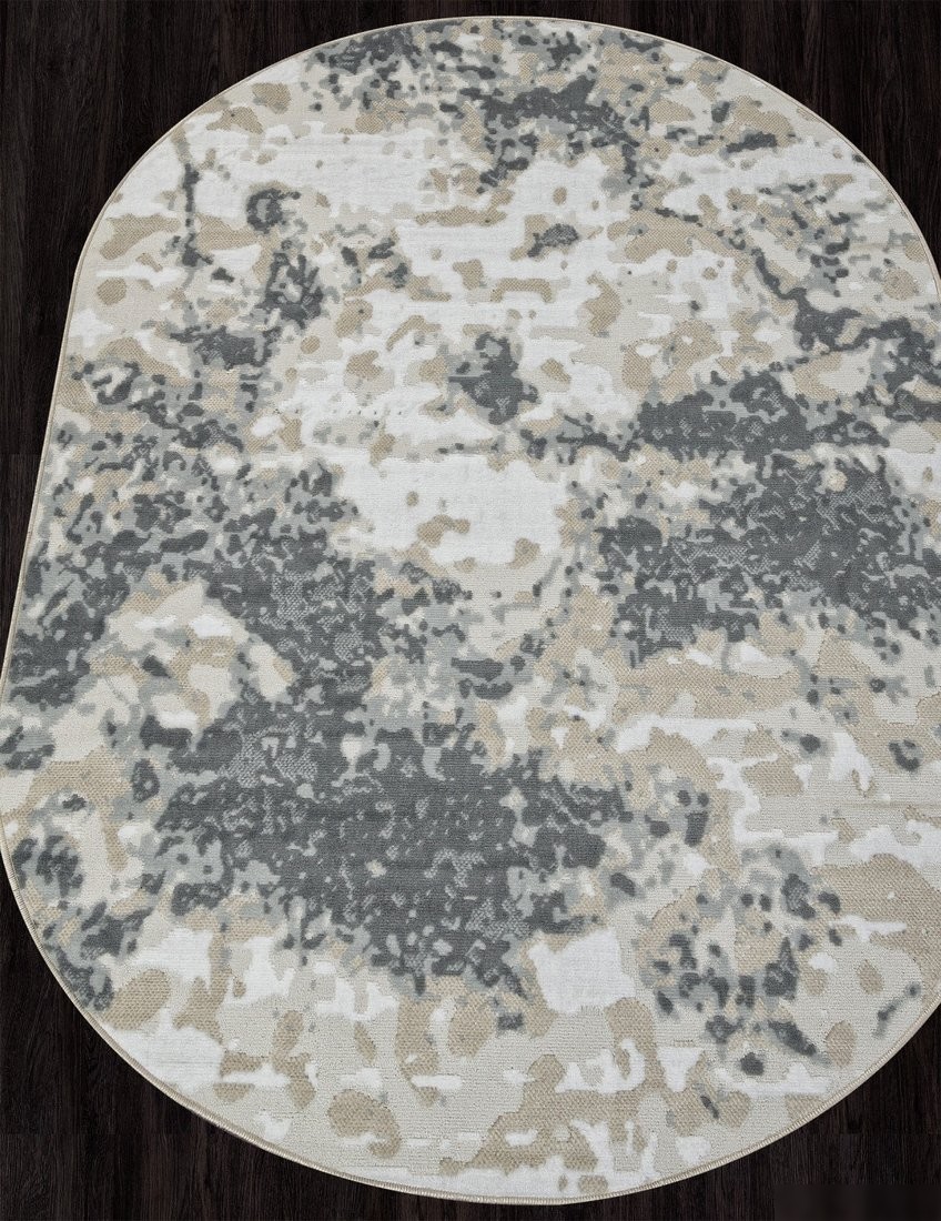 Ковер для жилой комнаты Merinos Cuba F269-OVAL-BLUE (1.5х3)