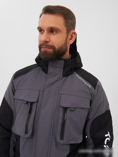 Костюм Huntsman Торнадо -15 Breathable 48-50/170-176 (серый)