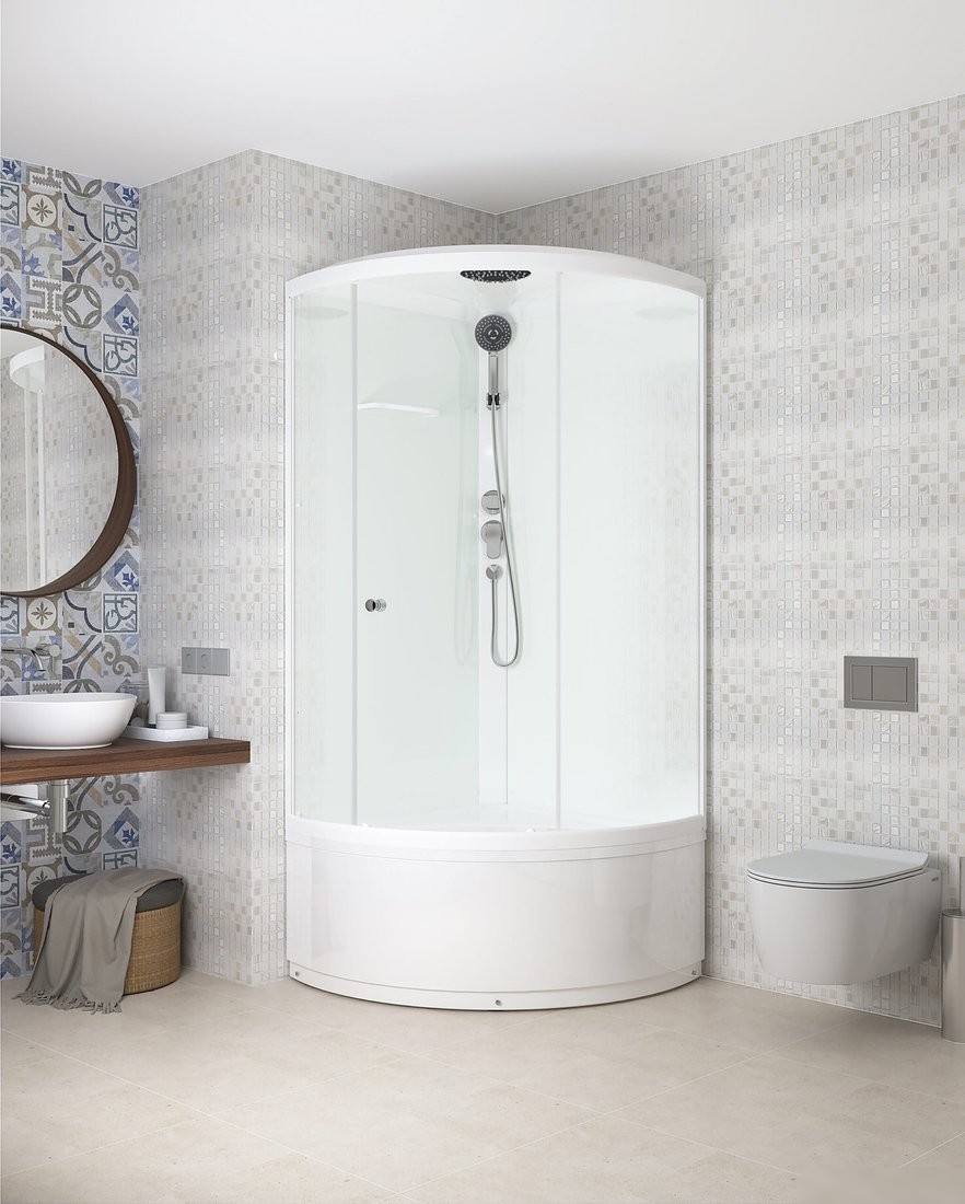 Душевая кабина Domani-Spa Simple 99 High 90x90 DS01Sm99HWCl00-V1.2