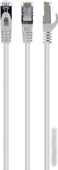 Кабель Cablexpert PP6A-LSZHCU-W-0.25M RJ45 - RJ45 (0.25 м, серый)