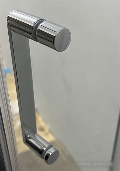 Душевая дверь Roxen Astra 580110-80B (черный/прозрачное)