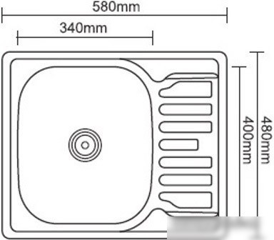 Кухонная мойка Ledeme L95848-L