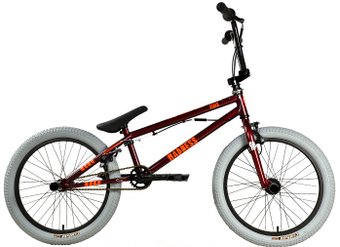 Велосипед Stark Madness BMX 3 2025 (бордовый/оранжевый/серый)