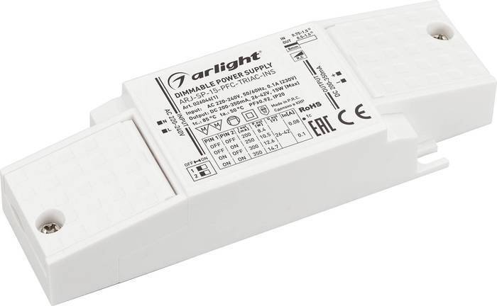 Блок питания Arlight ARJ-SP-15-PFC-TRIAC-INS 026046(1)
