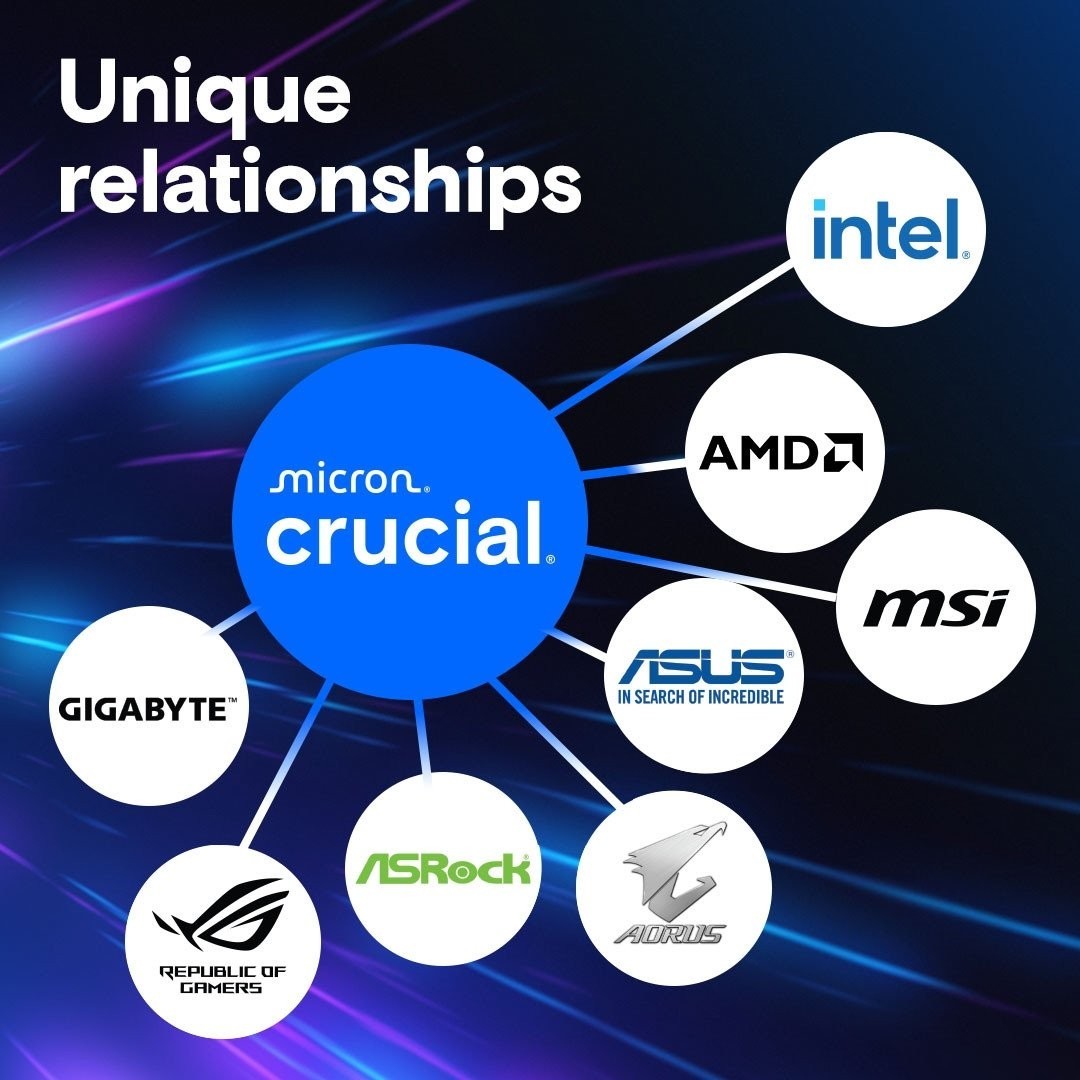 Оперативная память Crucial Pro 16ГБ DDR5 5600 МГц CP16G56C46U5