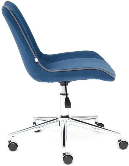 Кресло TetChair Style (флок, синий)
