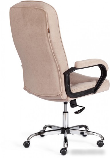 Офисное кресло TetChair СН9944 флок/хром (бежевый)