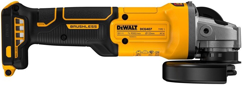 Угловая шлифмашина DeWalt DCG407N (без АКБ)