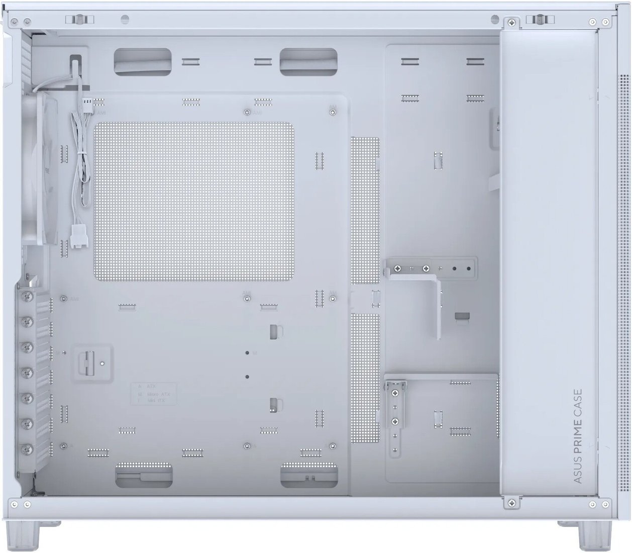 Корпус ASUS Prime AP303 Tempered Glass Panel (белый)