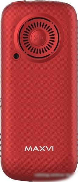 Кнопочный телефон Maxvi B21ds (красный)