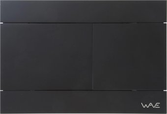 Панель смыва Wave SS02-2 557072 (черный матовый)