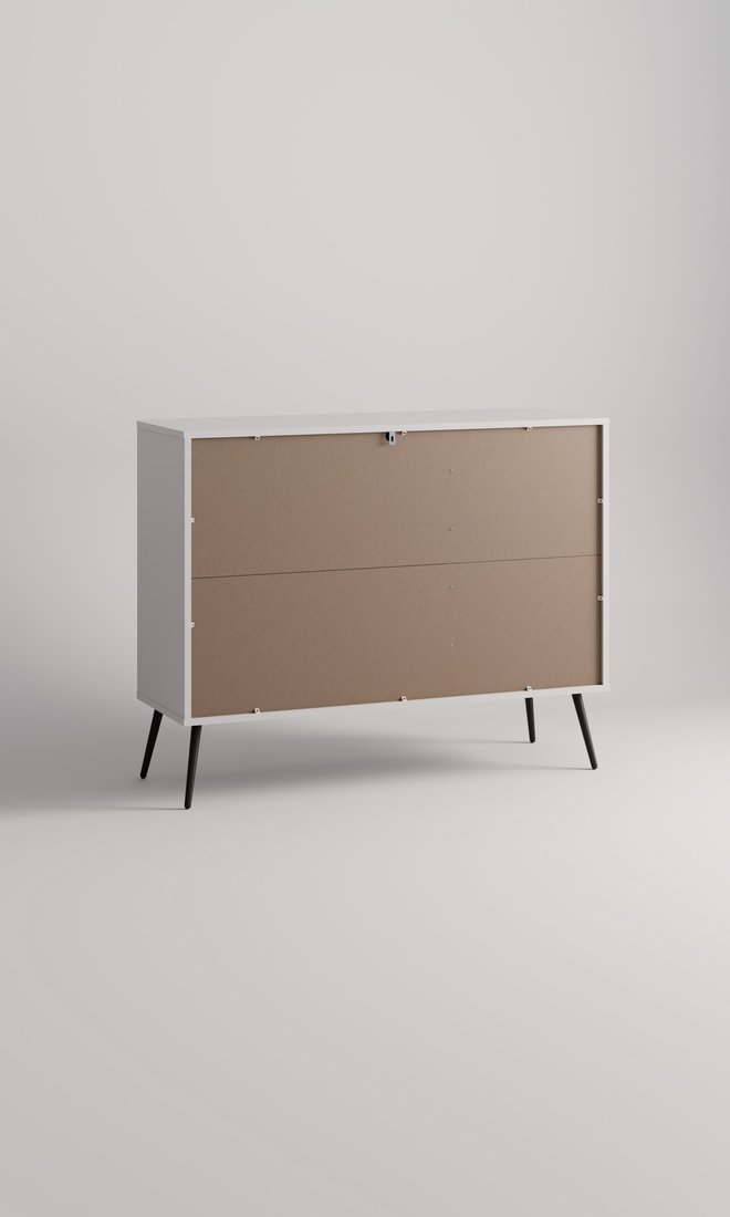 Тумба Arvento Rondo 1D3S (белый/эко джелато)