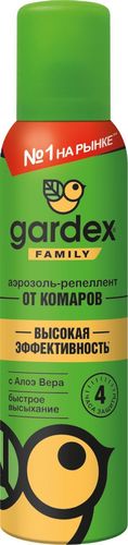 Аэрозоль от насекомых Gardex Family с алоэ вера 150 мл