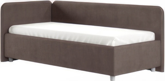 Кровать-тахта Сонум Capri L 90x200 (замша какао)