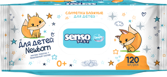 Влажные салфетки Senso Baby Simple (120 шт)
