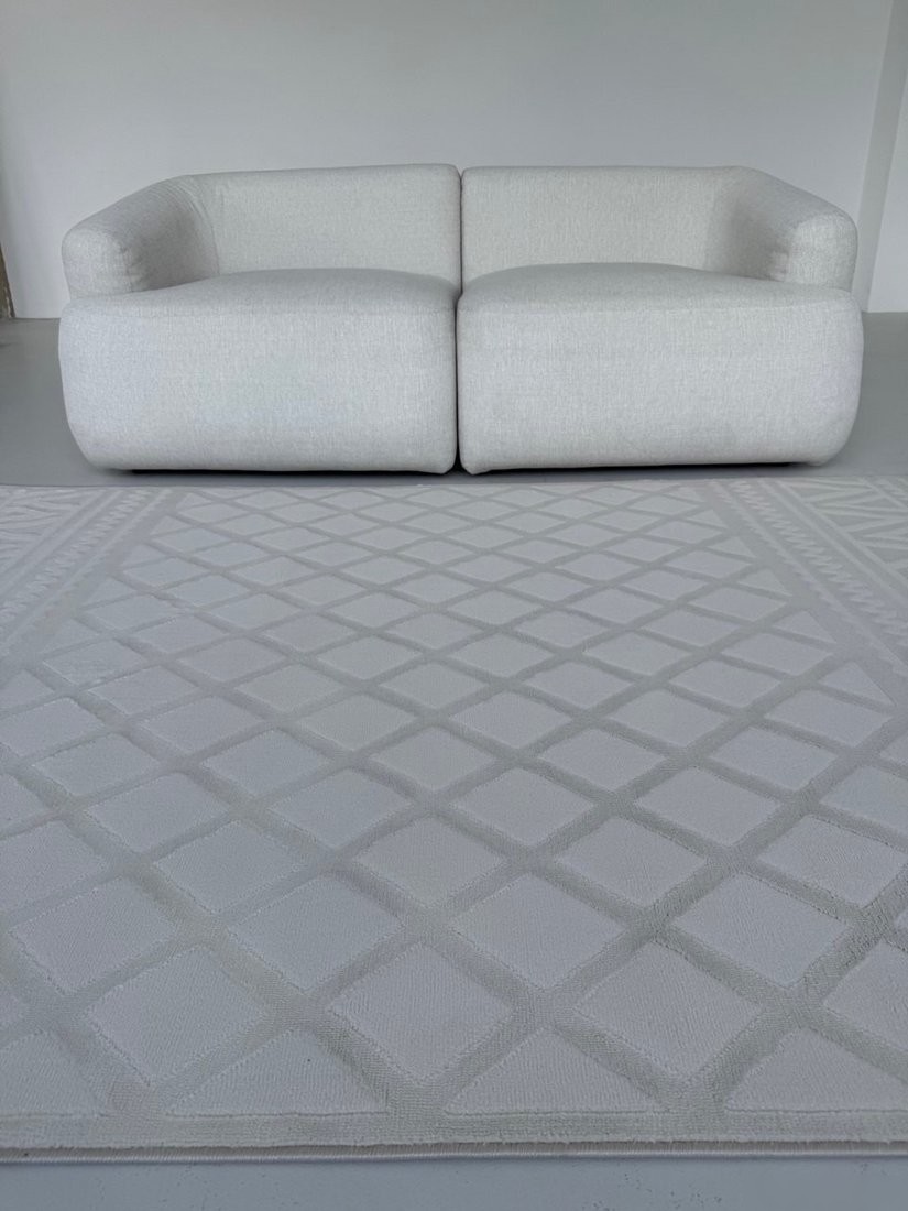 Ковер для жилой комнаты LAXMI Comfort 847 прямоугольник (3x4, Cream/Cream)
