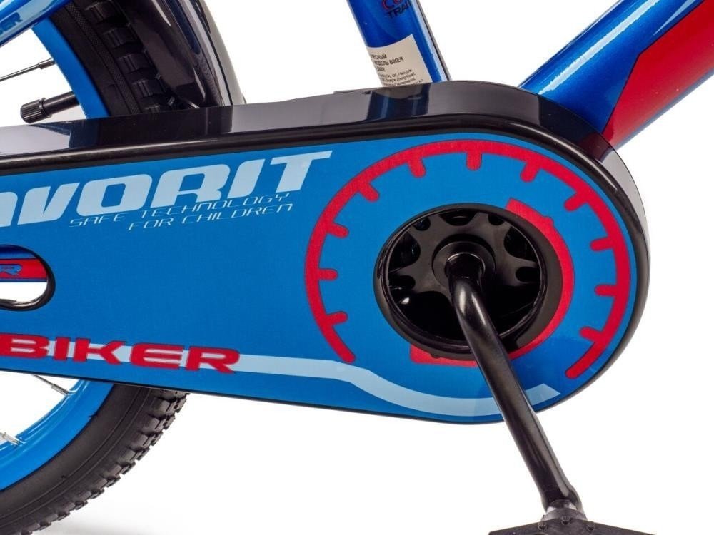 Детский велосипед Favorit Biker 20 BIK-20BR (синий/красный)