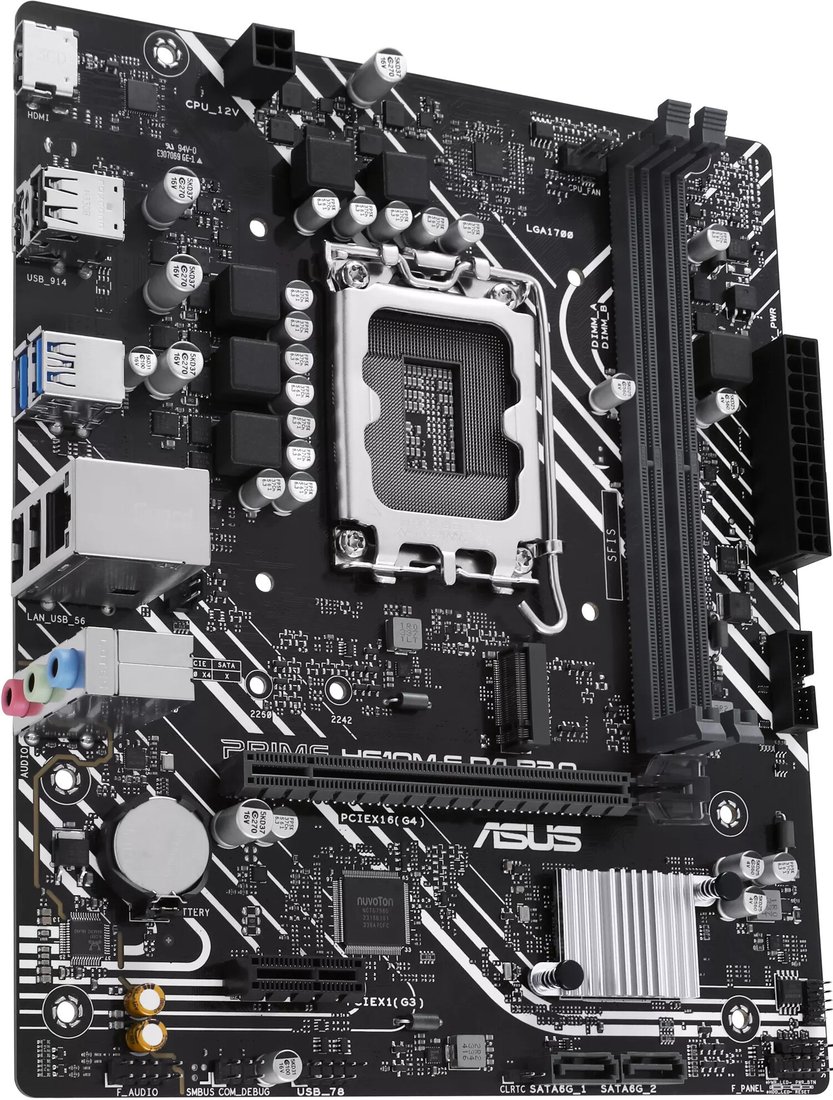 Материнская плата ASUS Prime H610M-F D4 R2.0