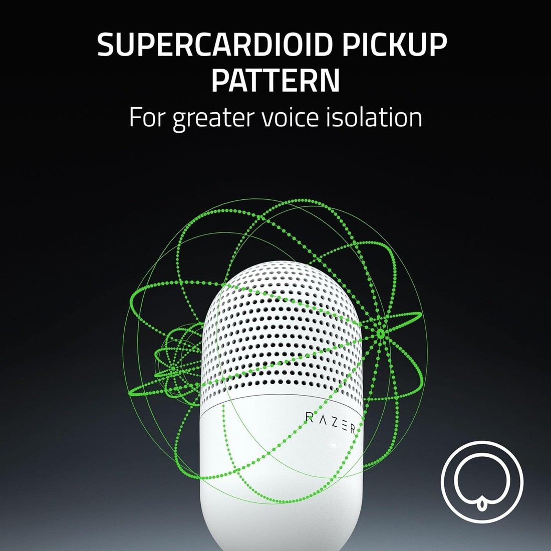 Проводной микрофон Razer Seiren V3 Mini Mercury White