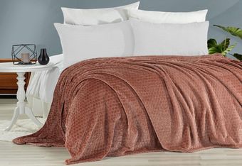 Плед Karven Super Soft Melinda Евро 200x220 Р 942 (сухая роза)