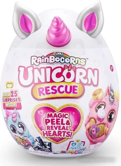 Кукла-сюрприз Zuru Rainbocorns Unicorn Rescue Единорог 9262