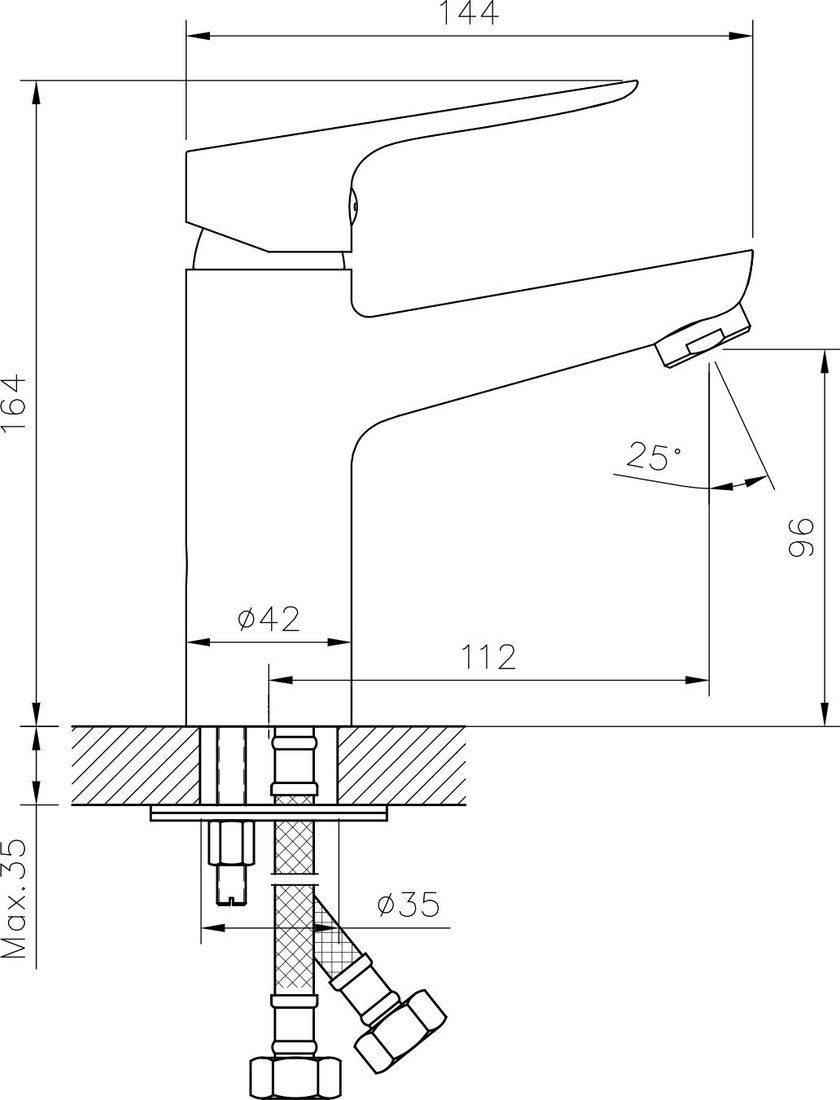 Смеситель Lauter Sun 21СК506С