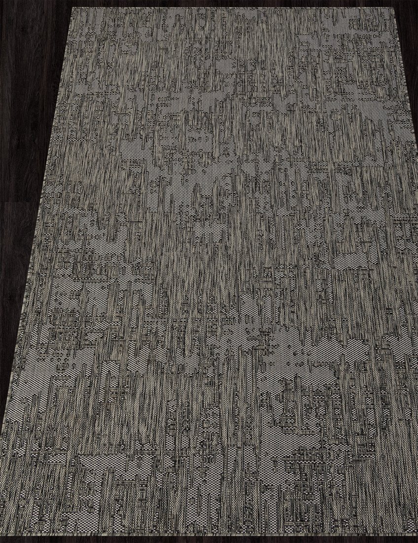 Циновка Merinos Kair S144-STAN-BLACK-GRAY (1.2х1.7)