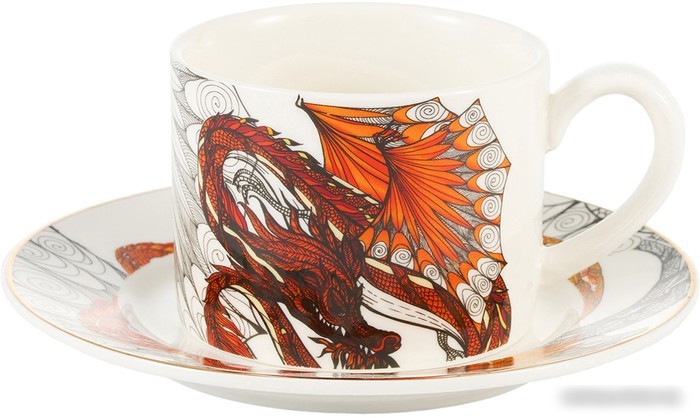 Чашка Gipfel Dragon 42944 (белый)