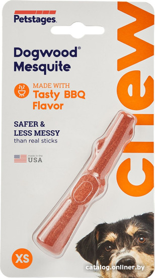 Игрушка для собак Petstages Dogwood Mesquite Petite BBQ Flavor 30142