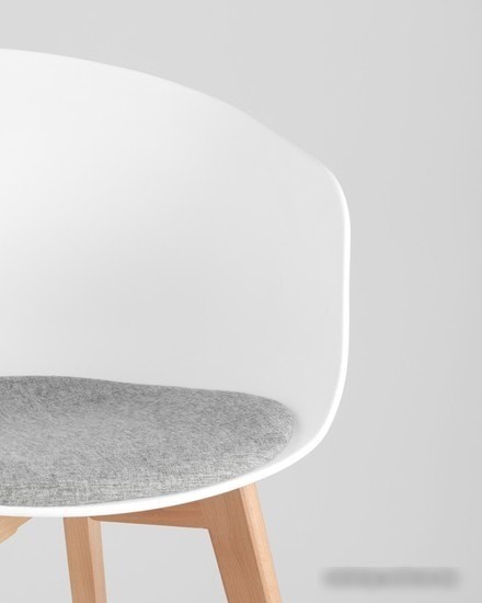Стул с подлокотниками Stool Group Libra Soft (белый)