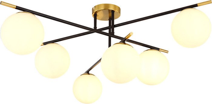 Люстра средней высоты Arte Lamp Alcor A2224PL-6BK