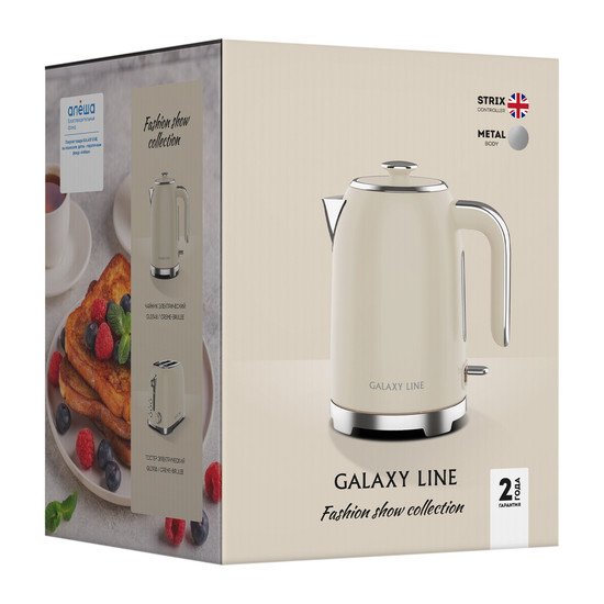 Электрический чайник Galaxy Line GL0348 (крем-брюле)