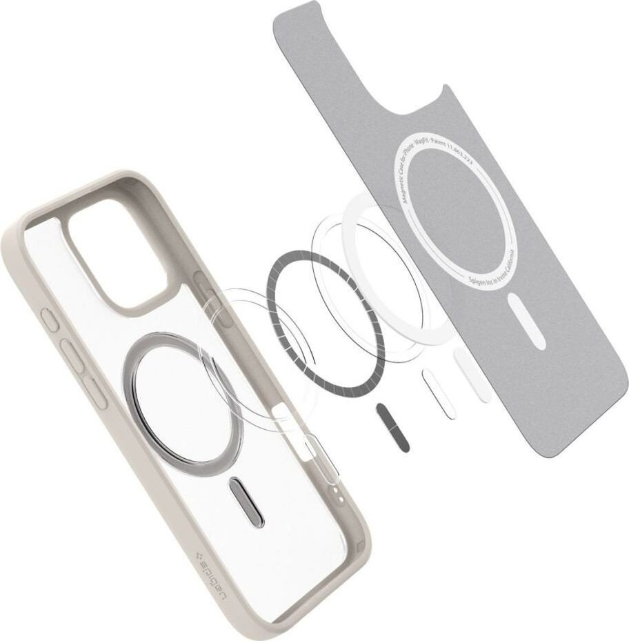 Чехол для телефона Spigen Ultra Hybrid Mag Magsafe для iPhone 16 Pro Frost Natural Titanium