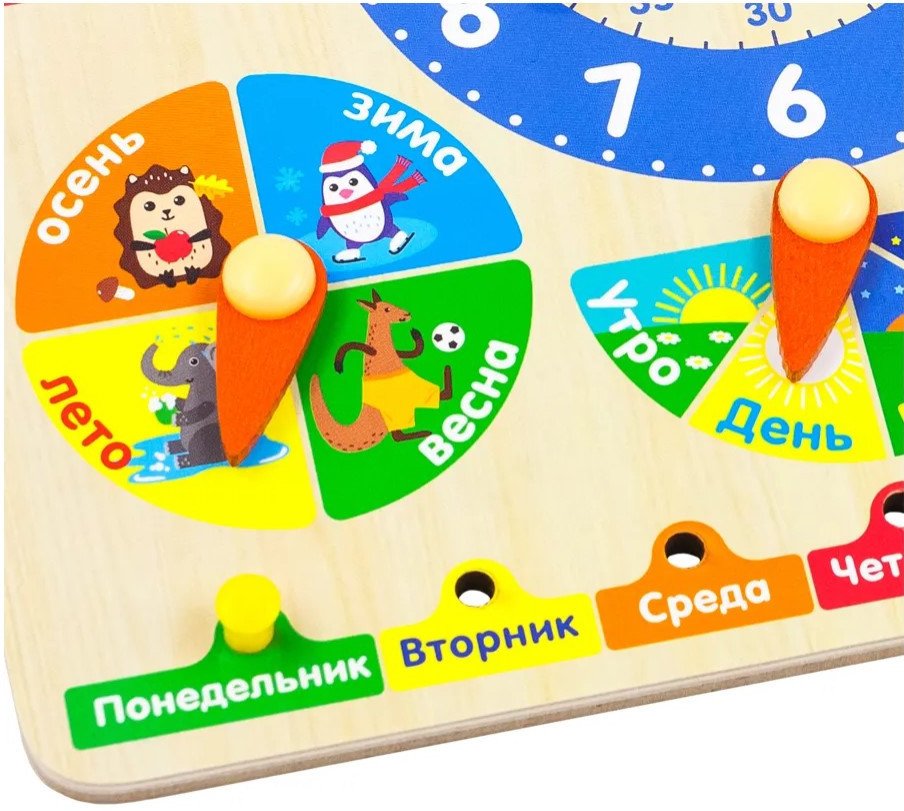 Бизиборд Alatoys Календарь природы ПЧ3102