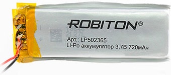 Аккумуляторы Robiton LP502365 720 mAh 1 шт